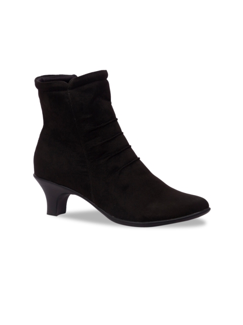 

Inc 5 Women Black Textured Flat Boots