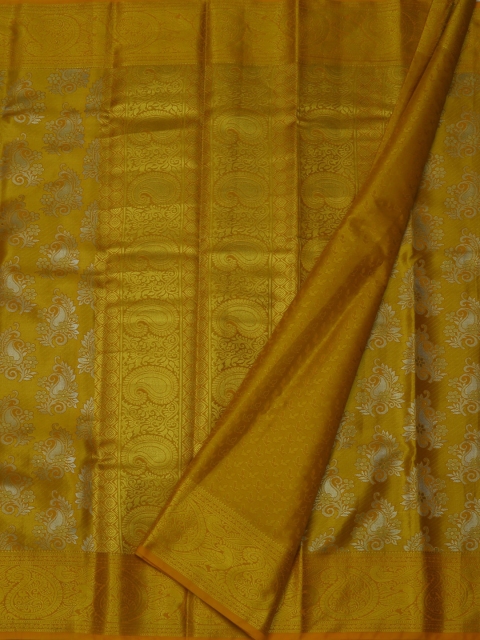 

Pothys Gold-Toned Woven Design Tissue Saree
