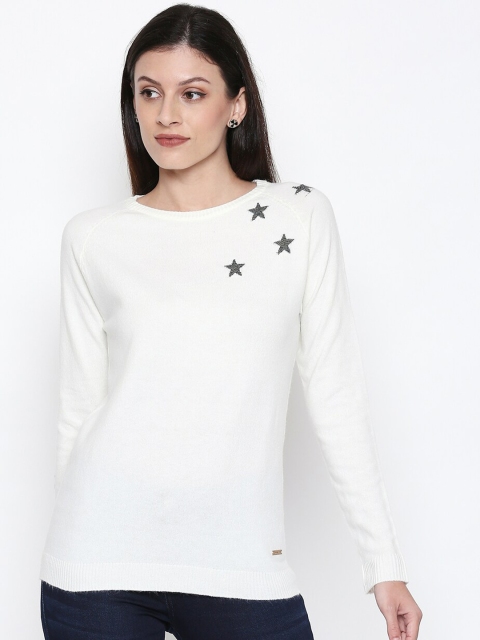 

Manola Women White Printed Top