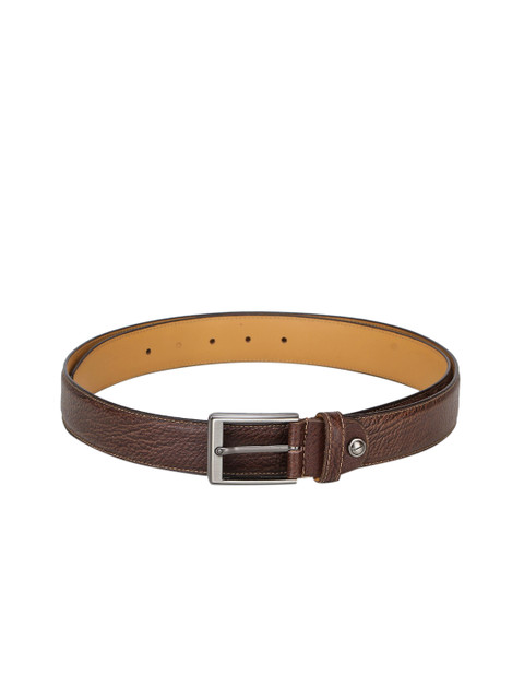 

Alvaro Castagnino Men Black Textured Leather Belt