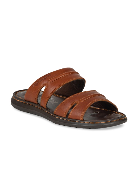 

VON WELLX GERMANY Men Brown Leather Comfort Sandals