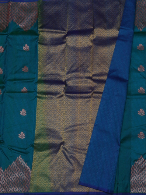 

Pothys Blue Woven Design Pure Silk Saree
