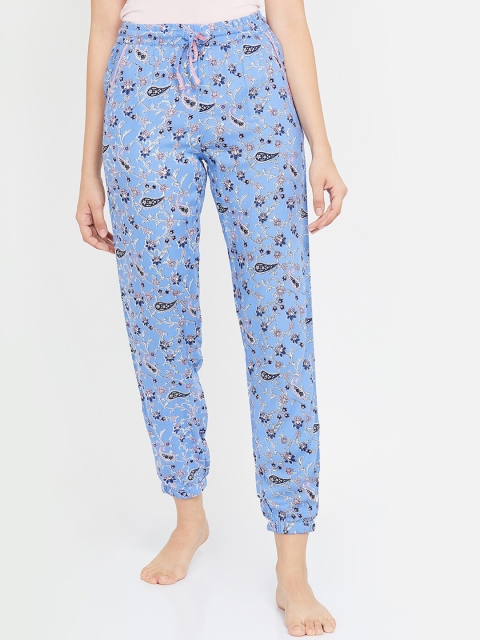 

Ginger by Lifestyle Women Blue Printed Lounge Pants