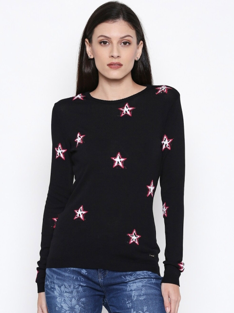 

Manola Women Black Printed Top