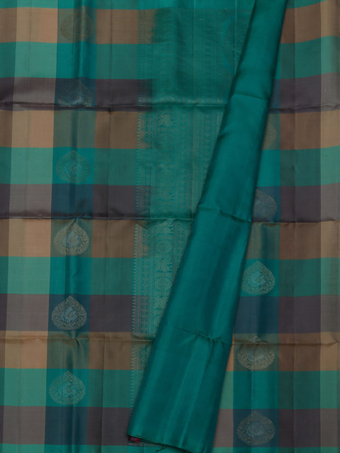 

Pothys Green Woven Design Pure Silk Saree