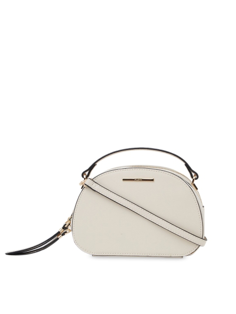 

ALDO Beige Solid Handheld Bag