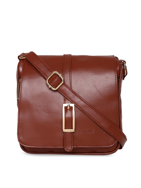 

KLEIO Brown Solid Sling Bag