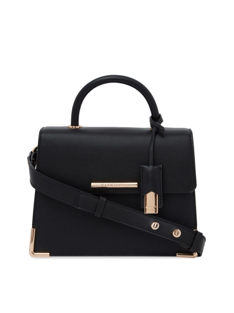 

ALDO Black Solid Satchel