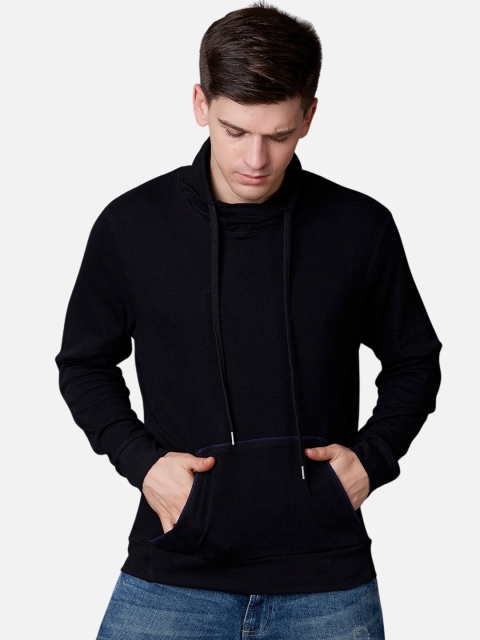 

MARCA Disati Men Black Solid Sweatshirt