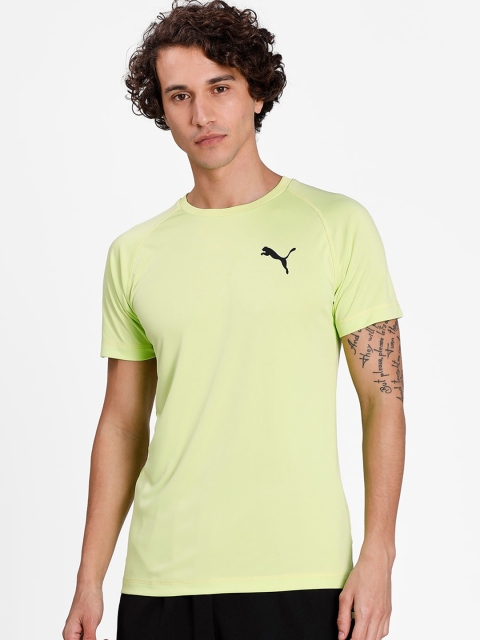 

Puma Men Green Slim Fit dryCELL Training T-shirt