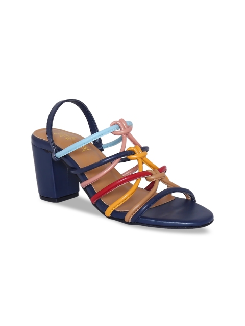 

Siendo Desi Women Multicoloured Colourblocked Block Heels, Multi