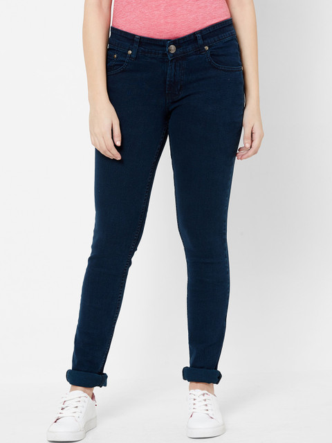 

Juliet Women Navy Blue Slim Fit Low-Rise Clean Look Jeans