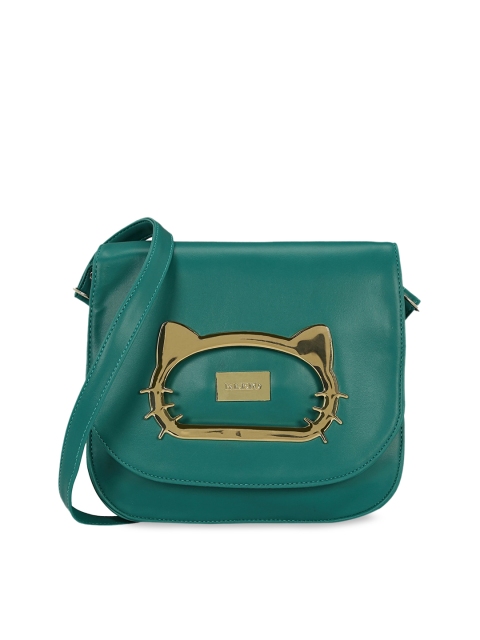 

KLEIO Green Solid Sling Bag