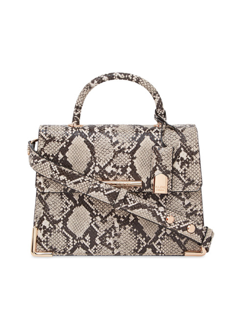 

ALDO Beige Textured Satchel