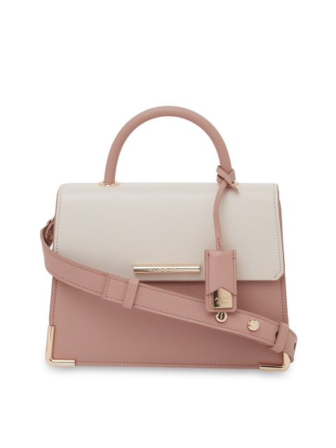 

ALDO Pink Colourblocked Satchel