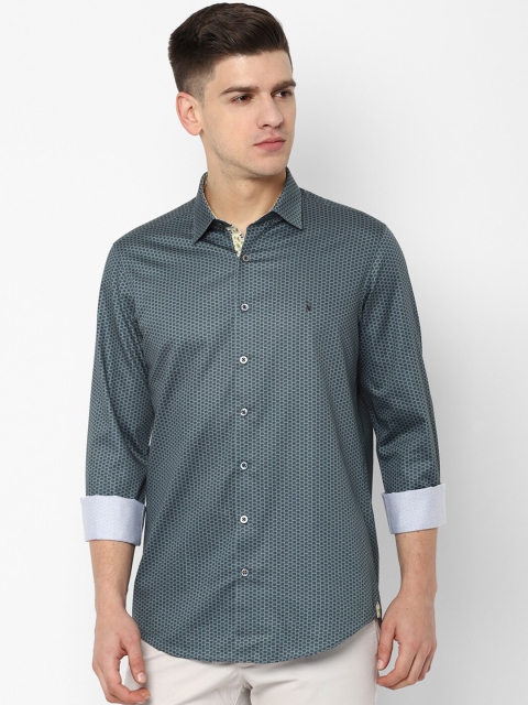 

SIMON CARTER LONDON Men Grey Regular Fit Checked Casual Shirt