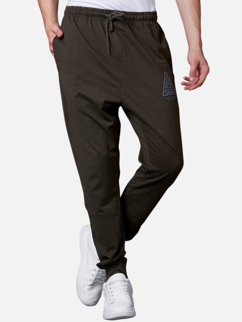 

MARCA Disati Men Olive-Green Solid Slim-Fit Joggers