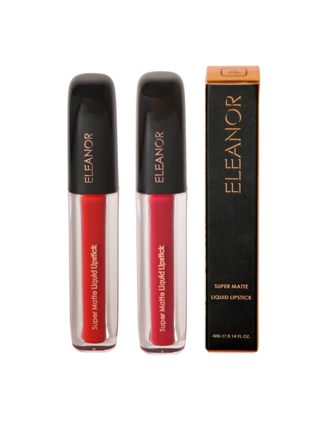 

ELEANOR Set of 2 Super Matte Liquid Lipstick, Red