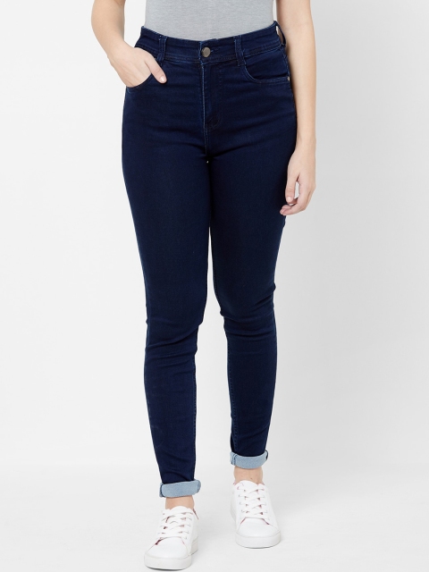 

Juliet Women Navy Blue Slim Fit High-Rise Clean Look Jeans