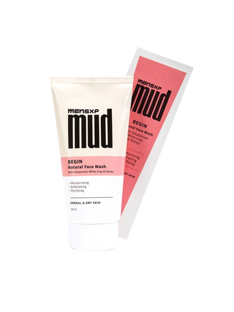 

MensXP Gentle Purification Mud Natural Face Wash 150 ml, White