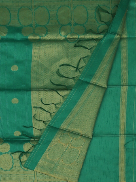 

Pothys Green Woven Design Art Silk Saree