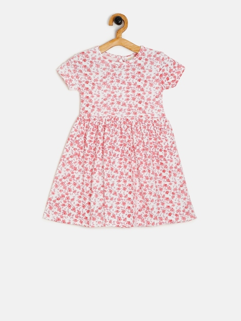 

Aomi Girls Pink Printed A-line Dress