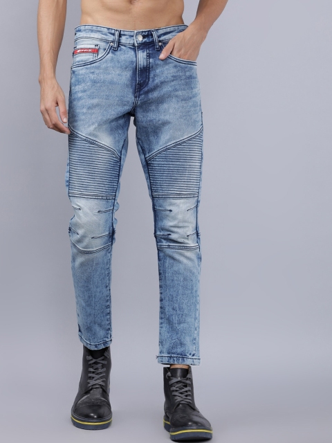 

Ecko Unltd Men Blue Tapered Fit Mid-Rise Mildly Distressed Stretchable Jeans