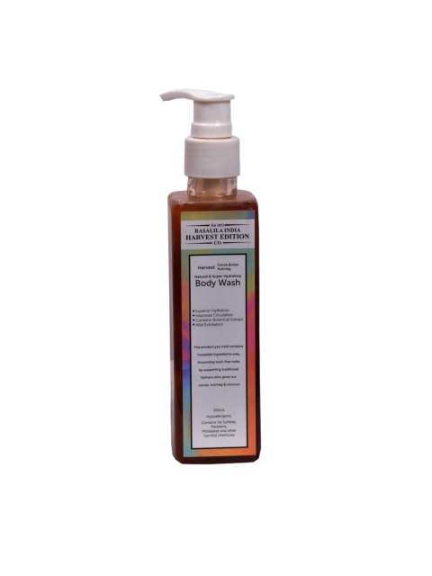 

RASALILA Cocoa Butter, Nutmeg & Cedarwood Body Wash - 200 ml, Coffee brown