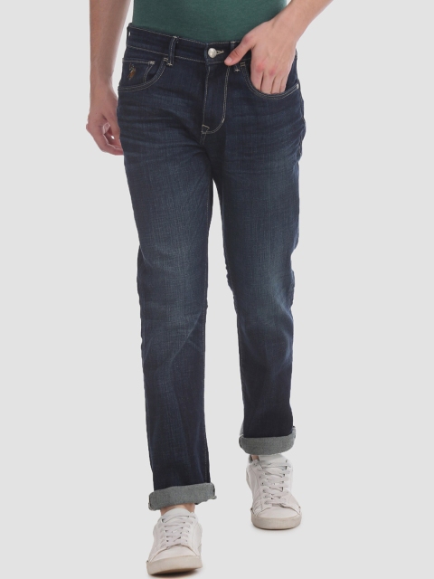 

U.S. Polo Assn. Men Blue Slim Fit Mid-Rise Clean Look Jeans
