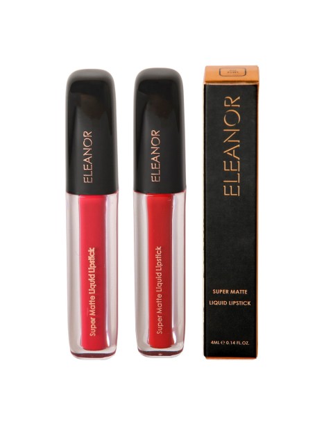 

ELEANOR Set of 2 Super Matte Liquid Lipstick, Multi