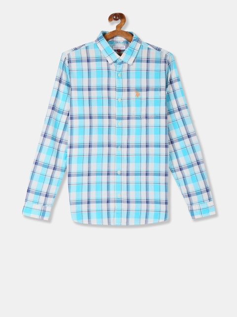 

U.S. Polo Assn. Kids Boys Blue Shirt