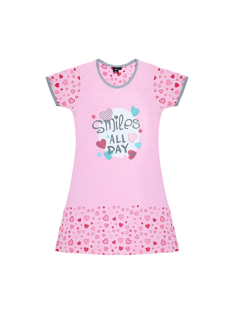 

Todd N Teen Pink Printed Sleep Shirt