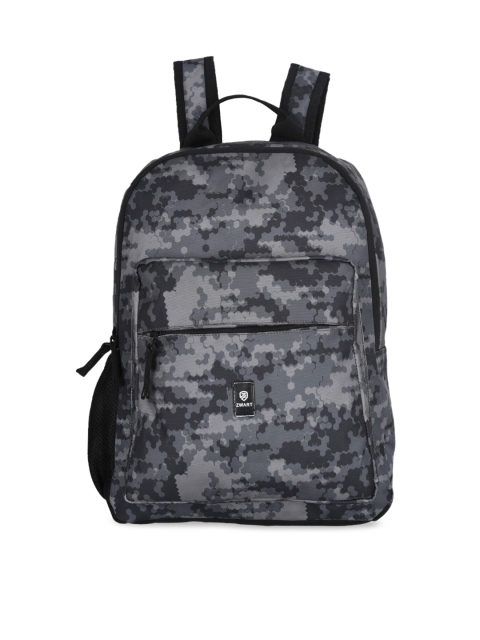 

Zwart Unisex Grey Camouflage Backpack