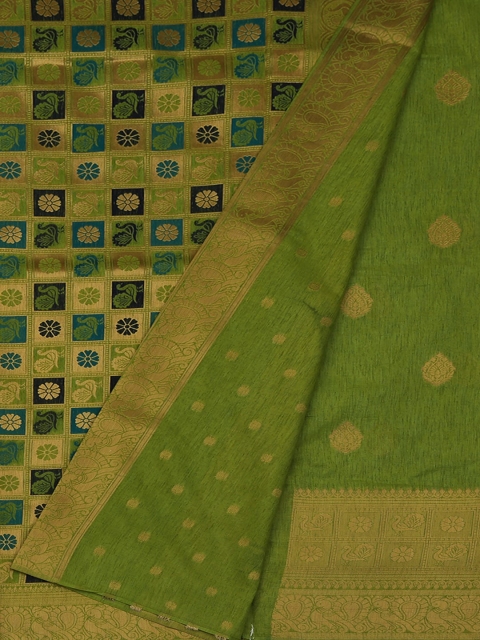 

Pothys Green Woven Design Art Silk Saree