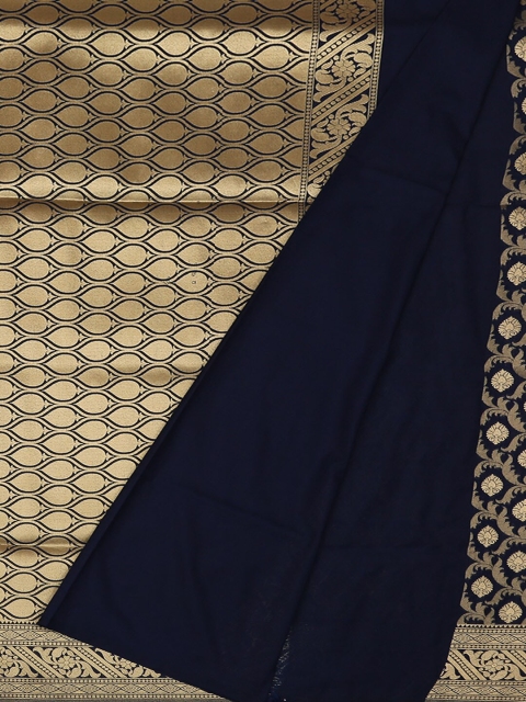 

Pothys Blue Woven Design Art Silk Saree