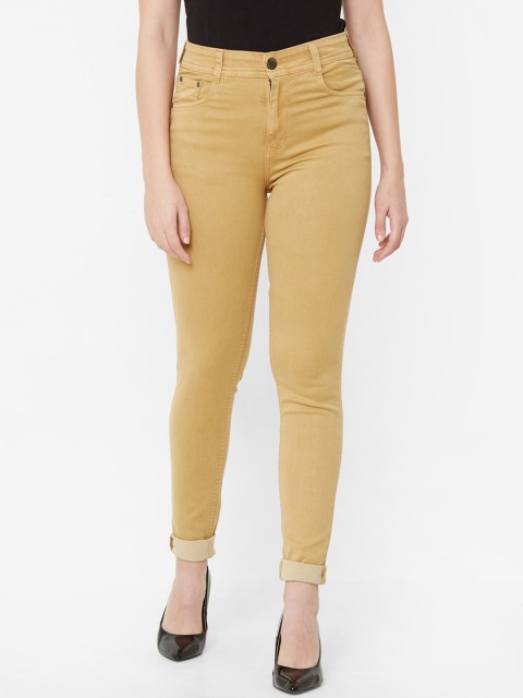 

Juliet Women Khaki Slim Fit High-Rise Clean Look Jeans
