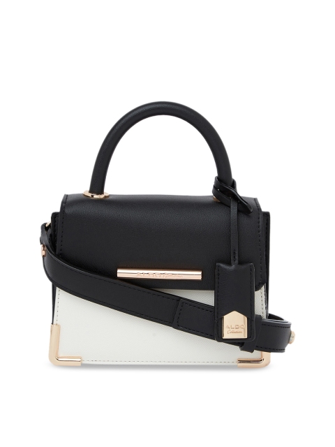 

ALDO Black & White Colourblocked Satchel
