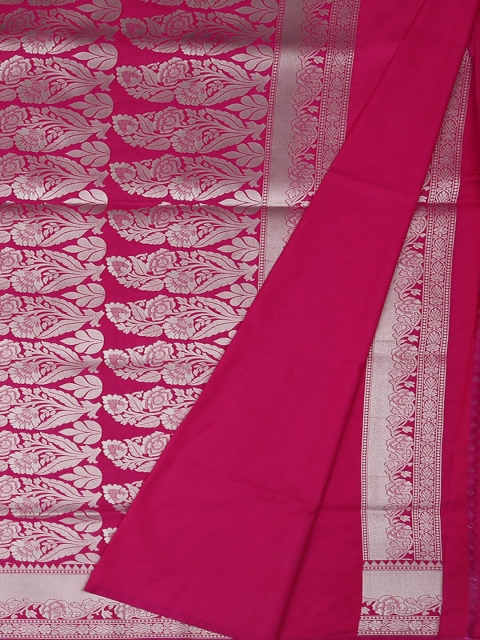 

Pothys Pink Woven Design Art Silk Saree