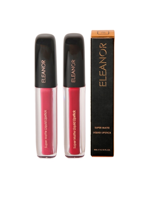 

ELEANOR Set of 2 Super Matte Liquid Lipstick, Red