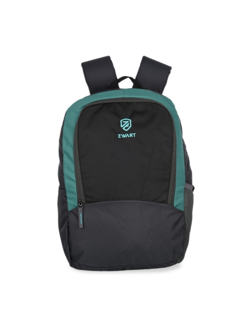 

Zwart Unisex Grey & Black Solid Backpack
