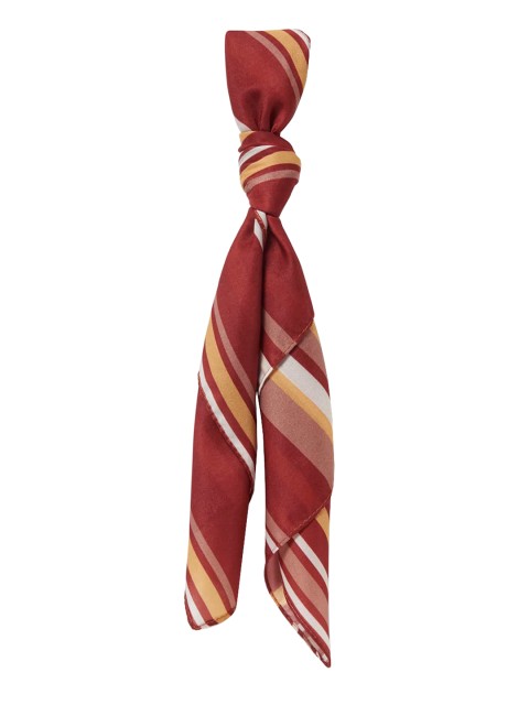 

Forever New Women Maroon & Beige Striped Head Scarf