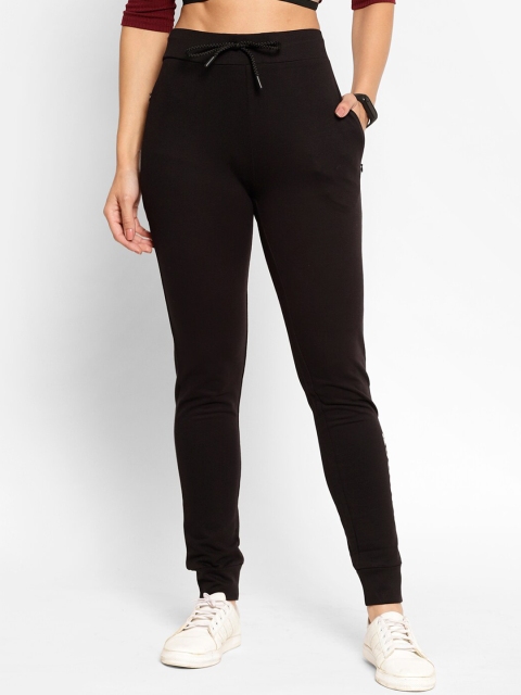 

SAPPER Women Coffee Brown Solid Slim-Fit Joggers
