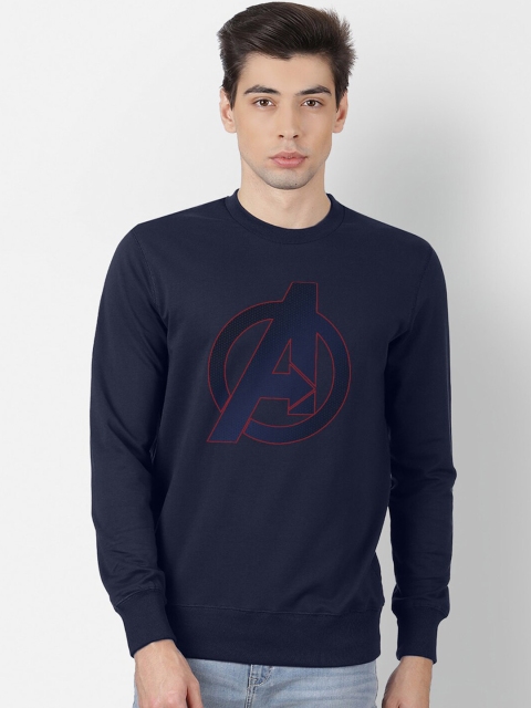 

Free Authority Men Navy Blue Avengers Print Sweatshirt