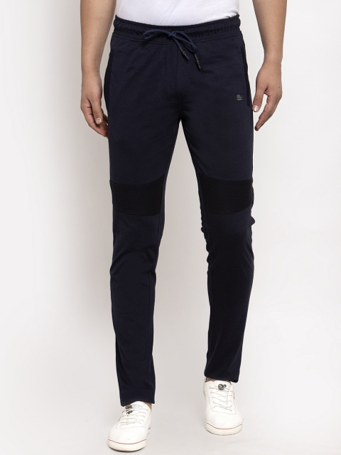 

CONFIDENCE Men Navy Blue Solid Track Pant