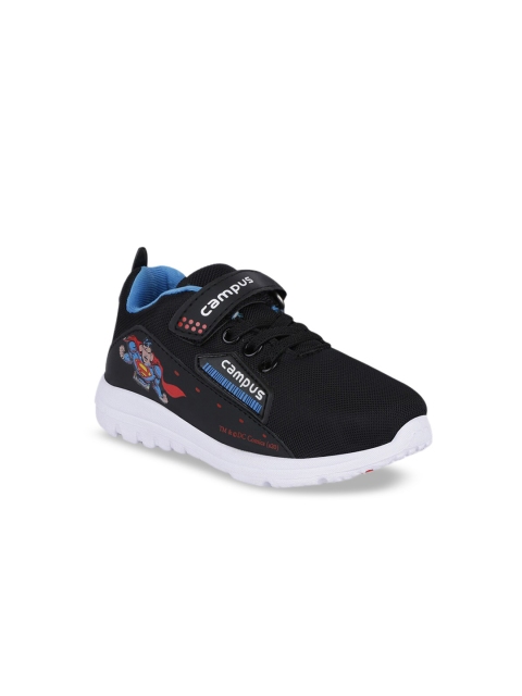 

Campus Unisex Kids Black Mesh Running Shoes