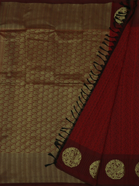 

Pothys Maroon Woven Design Art Silk Saree