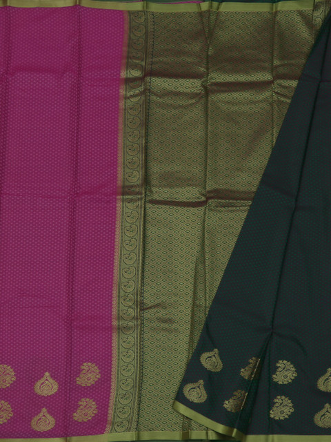 

Pothys Pink & Green Art Silk Woven Design Saree