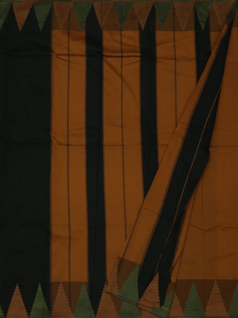 

Pothys Black Solid Art Silk Saree