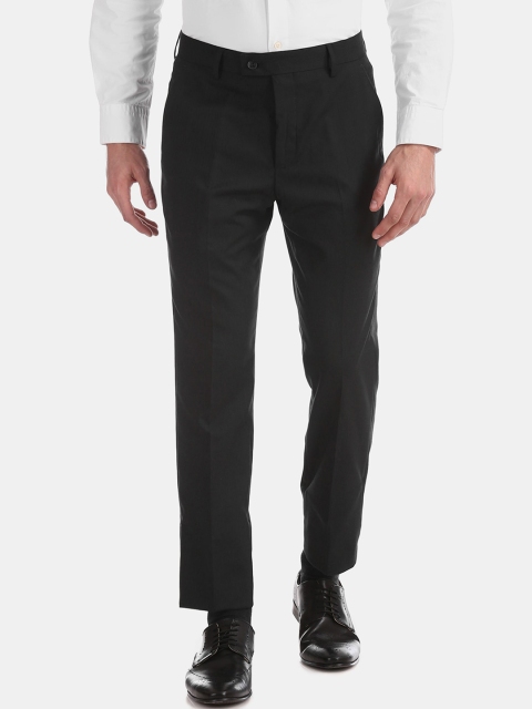 

Arrow Men Blue Tapered Fit Solid Formal Trousers