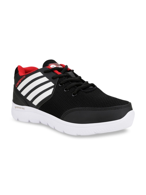 

Campus Kids Black Mesh Running Shoes